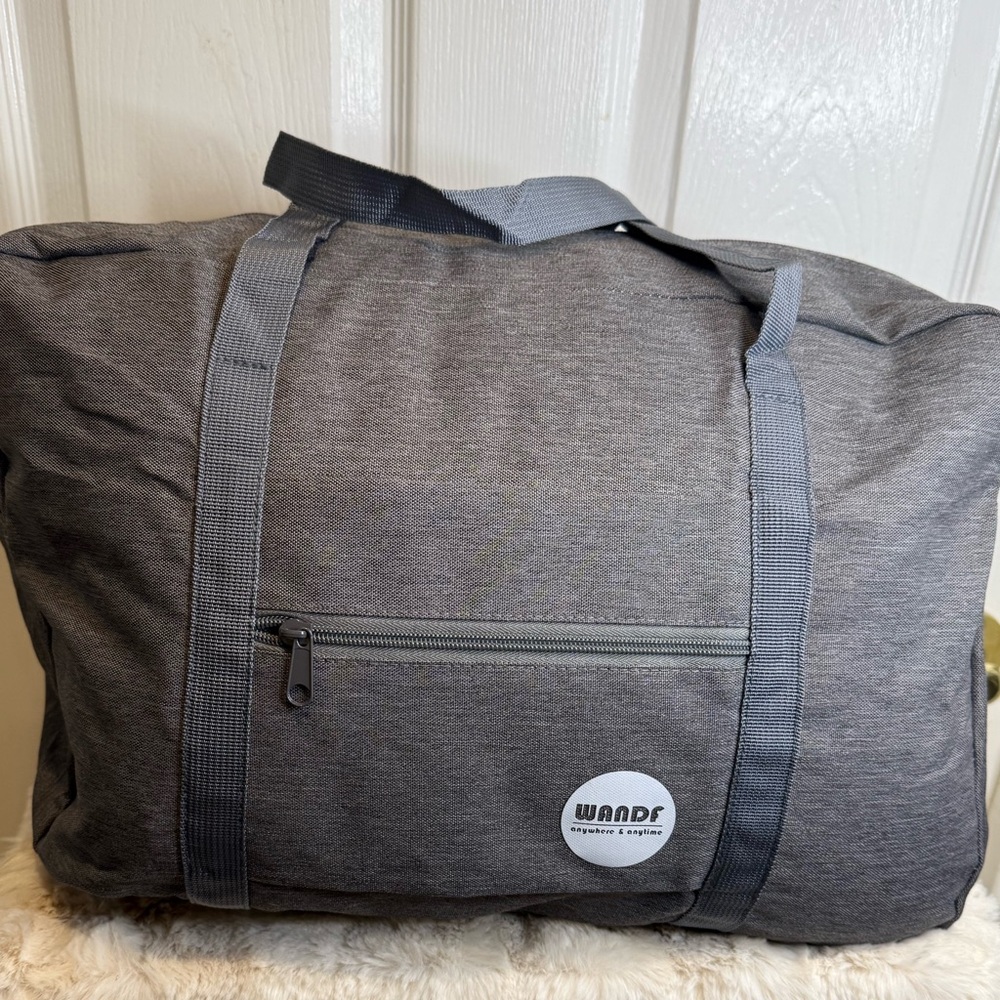 WANDF TRAVEL DUFFEL BAG UNDER SEAT FOLDABLE, CARRY-ON LUGGAGE